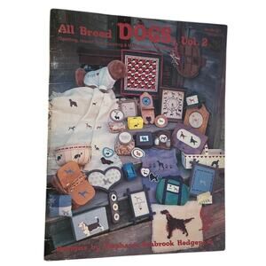 Needlepoint Vintage Designs 1985 All Breed Dogs Vol. 2" cross-stitch patterns